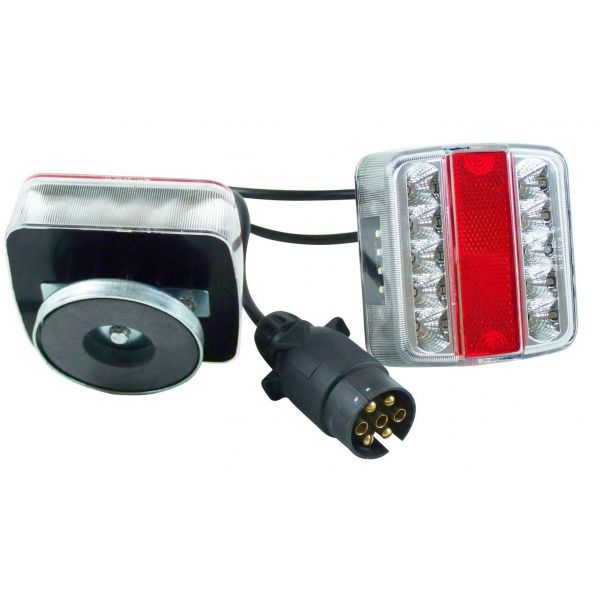 CONJUNTO LUCES LED TRASERO 5 POSICIONES IMANTADO 12V