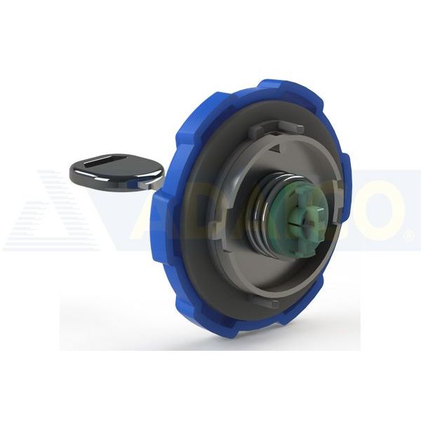 TAPON ADBLUE  CON LLAVE Ø 60 RENAULT/VOLVO/SCANIA BASE METAL