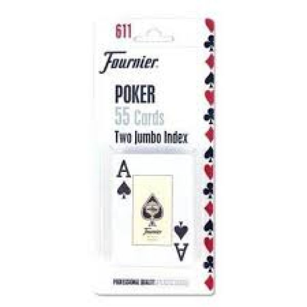 BARAJA NAIPES POKER 55 CARTAS Nº611 BLISTER