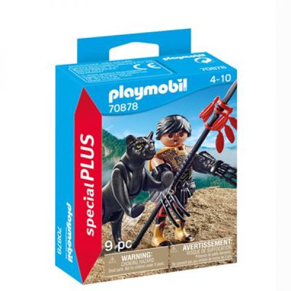 PLAYMOBIL PACK GUERRERO CON PANTERA