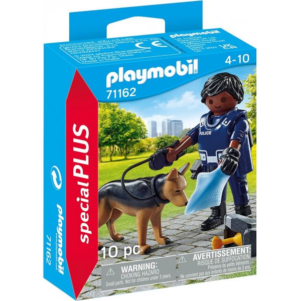 PLAYMOBIL PACK POLICIA CON PERRO