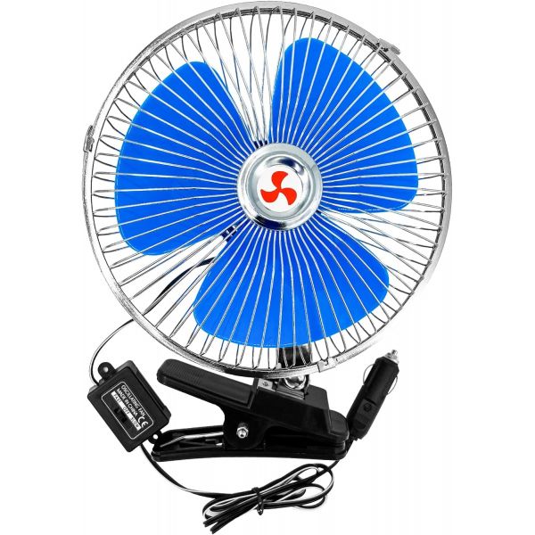 VENTILADOR METAL OSCILANTE CARPRISS C/PINZA 24V 20CM BLISTER