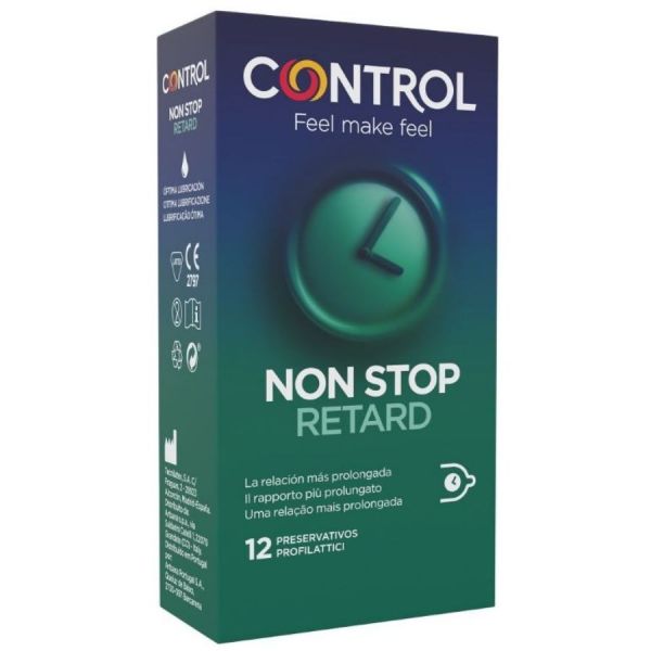 PRESERVATIVOS CONTROL NON STOP RETARD 12UD  C/6