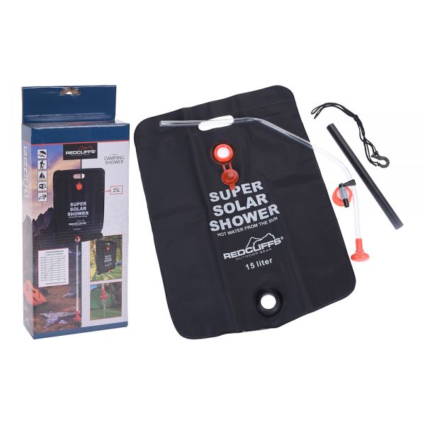 KIT DE DUCHA DE CAMPING SOLAR 15 LITROS