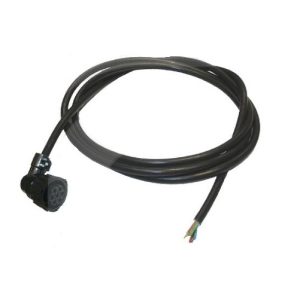 CONECTOR PILOTO TRASERO UNIVERSAL AMP1,5 CABLE 2,5M 7 PIN HEMBRA