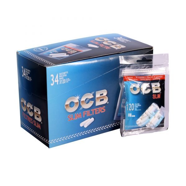 FILTROS OCB 6MM CAJA DE 50 BOLSITAS DE 150 UNIDADES