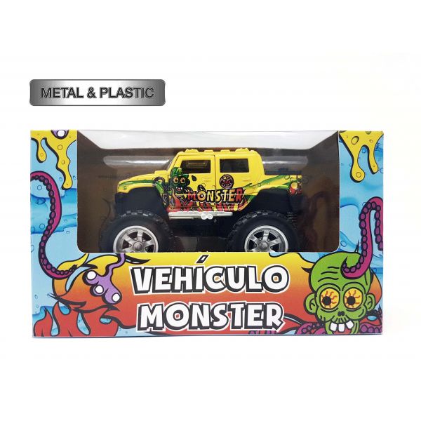 COCHE MONSTER METAL/PLASTICO