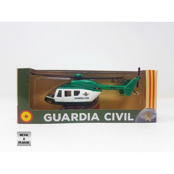 HELICOPTERO GUARDIA CIVIL METALICO 18,6 x 7,4 x 4,6 cm