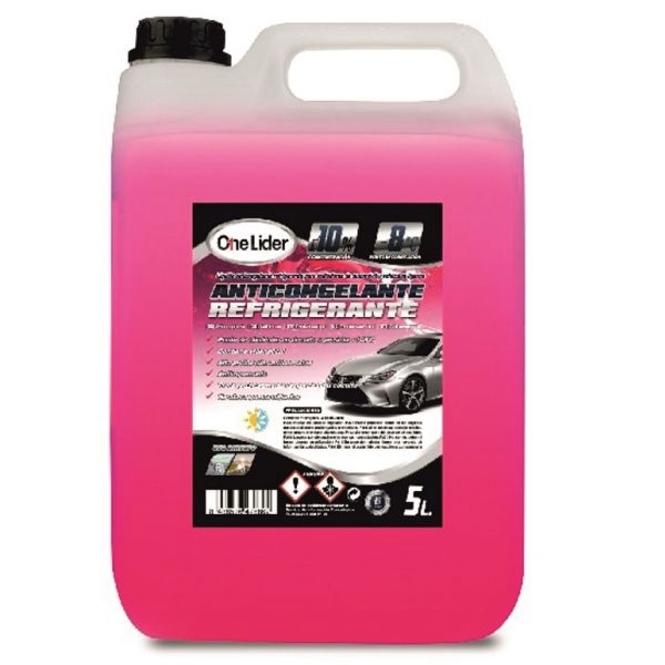 ANTICONGELANTE ROSA ONE LIDER 10% 5L