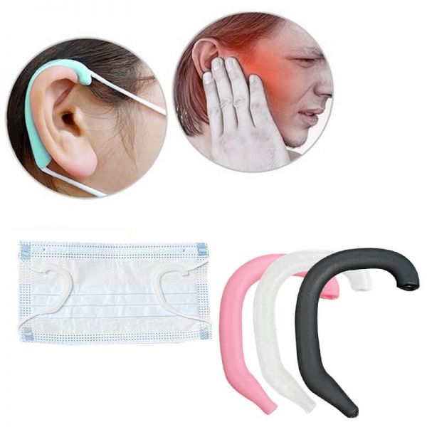 SALVAOREJAS DE SILICONA ADAPTABLE PARA MASCARILLAS PACK 2 UDS