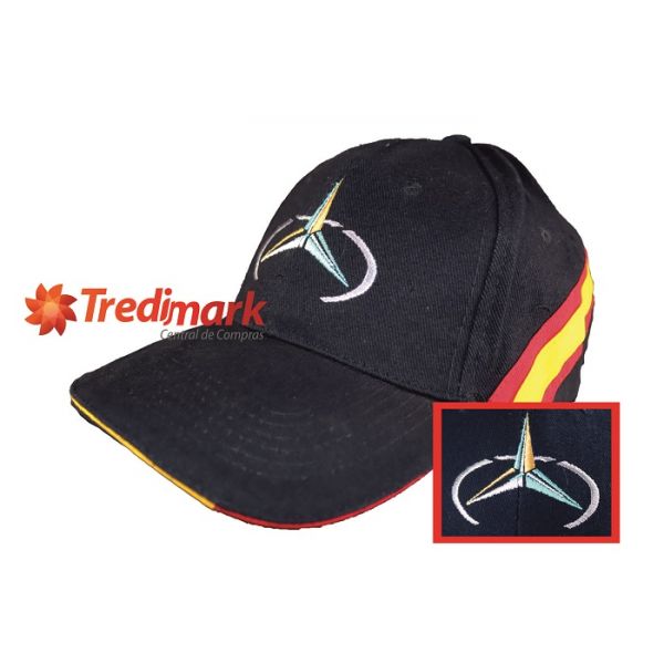 GORRA AZUL ESPAÑA CON LOGOTIPO MERCEDES