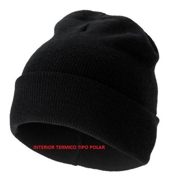 GORRO POLAR NEGRO TALLA UNICA